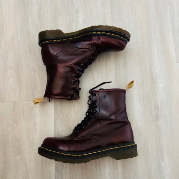 Dr. Martens Cherry Red Leather 1460 Arcadia size 6 - Picture 2 of 5